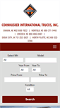 Mobile Screenshot of cornhuskerinternational.com