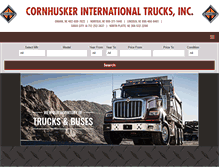 Tablet Screenshot of cornhuskerinternational.com